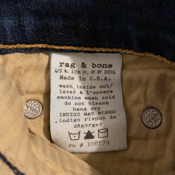 $SOLD$ Rag and Bone Women Jeans (size 30) - Picture 5 of 5